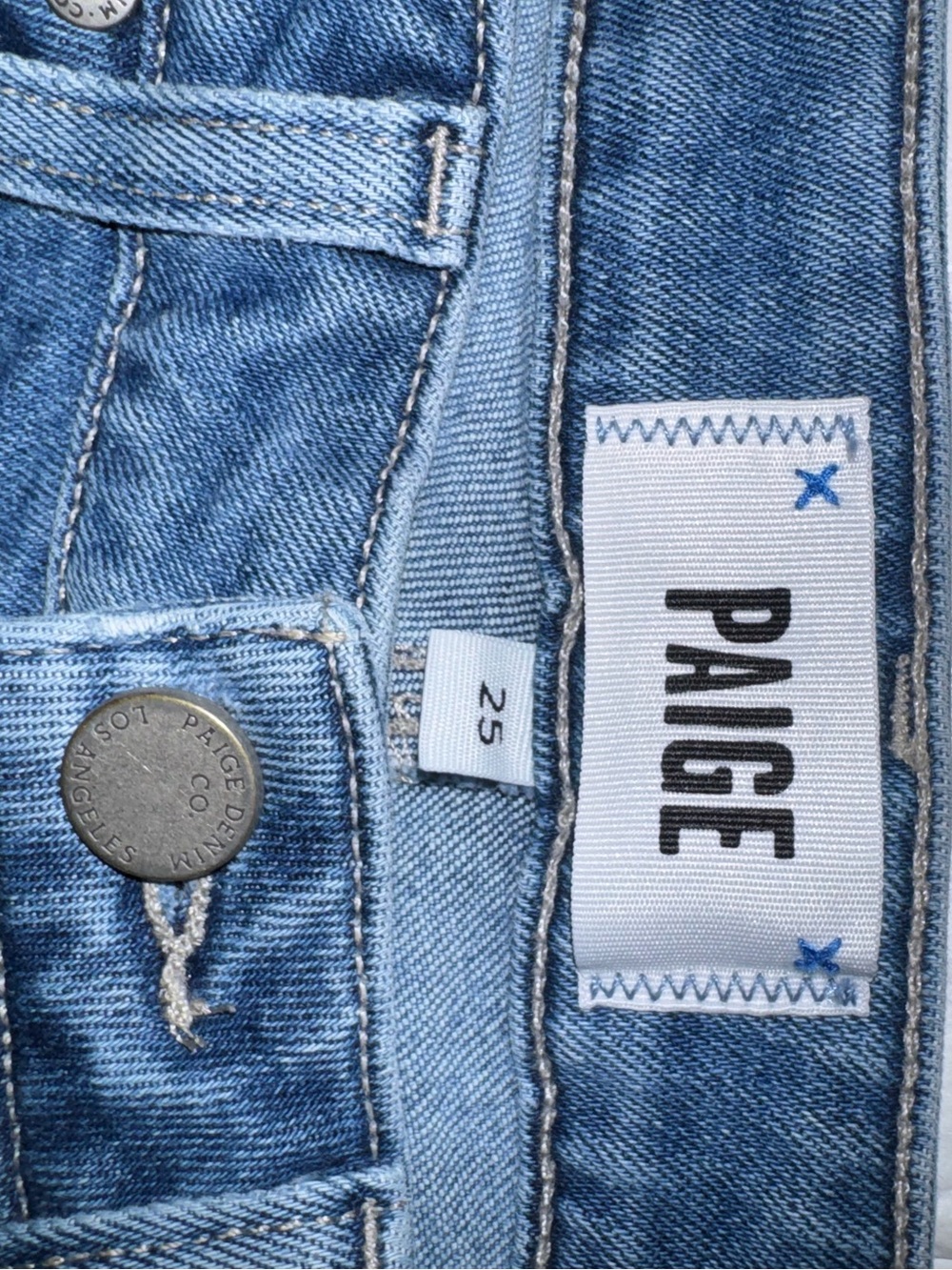 PAIGE Hoxton Slim Jeans in Medium Blue Size 25 🧡 - Picture 8 of 13